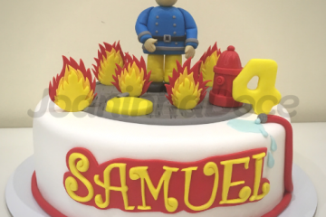 Bolo Aniversário Bombeiro Sam
